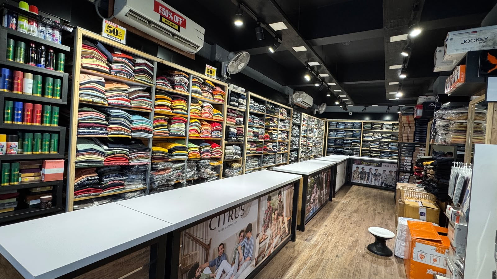 THE GENTELMEN Boutique Interior and Menswear